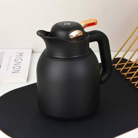 Pichet isotherme , avec bac à thé divisé et couvercle d’affichage de la température en acier inoxydable 304 1100 ml == إبريق معزول، مع صينية شاي مقسمة وغطاء فولاذي لعرض درجة الحرارة