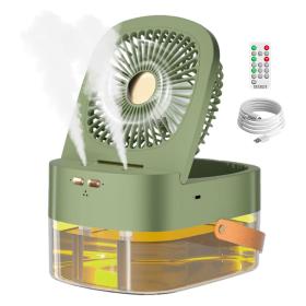 Ventilateur 3 Vitesses et Brumisateur avec Grand Réservoir – مروحة ومعطر جو 2في1