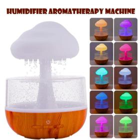 Humidificateur créatif en forme de nuage de pluie 7 couleurs  280ml == جهاز ترطيب سحابة المطر