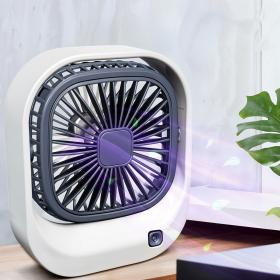 Mini ventilateur carré rechargeable par USB – مروحة مكتب قابلة للشحن