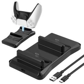 Station de charge sans fil Type C Double Chargeur pour Manette PS5 – شاحن يد التحكم