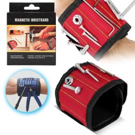 Bracelet magnétique respirant et réglable ultra résistant pour maintenir les vis – حزام يد مغناطيسي لشد البراغي