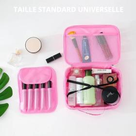 Pochette de maquillage et de cosmétiques, trousse de toilette Pour voyages==حقيبة المكياج ومستحضرات التجميل، وحقيبة أدوات الزينة للسفر