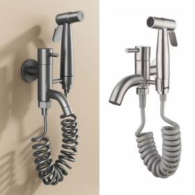 Pulvérisateur De Toilette À Haute Pression Avec Le Kit De Robinet V2 – رشاش مع صنبور حمام