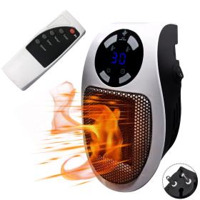 Mini Chauffage Mural Électrique 500W + Télécommande – سخان كهربائي صغير للحائط