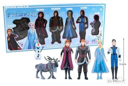 Ensemble de figurine Frozen  6 caractéres == مجموعة مجسمات فروزن مكونة من 6 شخصيات
