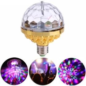 Lampe jeux de lumière multi couleur rotative Disco Ball==مصباح عرض ضوئي متعدد الألوان على شكل كرة ديسكومصباح عرض ضوئي متعدد 