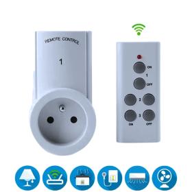 Prise de courant intelligente avec télécommande Sans-fil==مقبس ذكي مع جهاز تحكم عن بعد لاسلكي