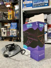 Bande lumineuse Fiber optique Led fluo RGB USB pour intérieur de voiture == شريط إضاءة USB فلورسنت LED من الألياف الضوئية لداخل السيارة