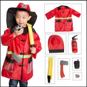 Kit de Costume Cosplay de Pompier pour Enfants==مجموعة أزياء رجال الإطفاء التنكرية للأطفال