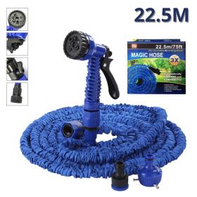 Magic hose Tuyau Arrosage Extensible et flexible 22.5M avec Pistolet à eau 7 jets==خرطوم سحري خرطوم سقي مرن وقابل للتمدد 22.5 متر مزود بـ 7 مسدسات مياه نفاثة