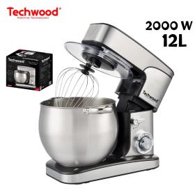 Techwood Robot Pétrin Professionel 12L 2000W  TRO-1226==تيكوود روبوت العجن الاحترافي 12 لتر 2000 وات TRO-1226