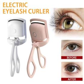 Recourbe-cils électrique portable avec un pince d'epilation thermique == أداة تجعيد الرموش الكهربائية المحمولة مع ملاقط حرارية