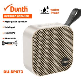 Mini ampli haut parleur sans fil bluetooth, enceinte bluetooth haute fidélité étanch IPX6 5W DUNTH DU-SP073==مكبر صوت بلوتوث لاسلكي صغير، IPX6 مقاوم للماء عالي الدقة مكبر صوت بلوتوث 5 وات DUNTH DU-SP073