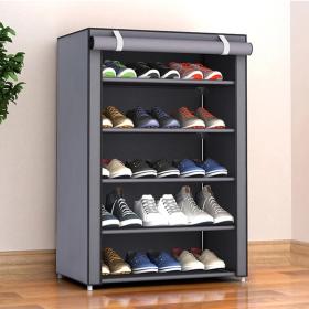 Armoire Chaussures 5 niveaux étagères 15 paires ou plus très pratique pour Salon, Chambre et Entrée == خزانة أحذية 5 مستويات رفوف 15 زوجًا أو أكثر عملية جدًا لغرفة المعيشة وغرفة النوم والمدخل