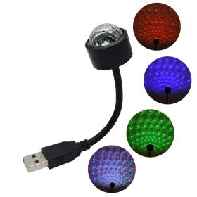Mini lampe USB DJ pour voiture lumières RGB==مصباح DJ USB صغير لأضواء السيارة RGB