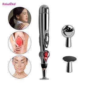 Stylo de massage électrique pour points d'acupuncture == قلم تدليك نقطة الوخز بالإبر الكهربائية