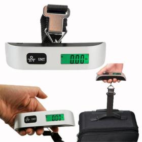 Balance à bagages numérique portable avec écran LCD 50kg == ميزان الأمتعة الرقمي المحمول مع شاشة