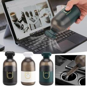 Mini aspirateur à main portable et sans fil pour maisons et voitures == مكنسة كهربائية يدوية صغيرة محمولة ولاسلكية للمنازل والسيارات