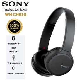 Sony Casque Bluetooth Original sans fil assistant vocal intégré, charge rapide, autonomie jusqu'à 35 heures WH-CH510==سماعة رأس لاسلكية بلوتوث أصلية من سوني، مساعد صوتي مدمج، شحن سريع، عمر بطارية يصل إلى 35 ساعة WH-CH510