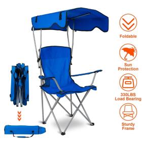 Chaise Longue Pliable Avec Porte Goblet Et Ombrelle==كرسي صالة قابل للطي مع حامل أكواب ومظلة