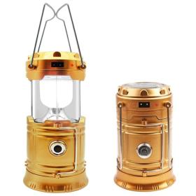 Lampe de Camping 2IN1 Rechargeable Solaire Pliable YD-3589==2IN1 مصباح تخييم قابل للطي بالطاقة الشمسية قابل لإعادة الشحن YD-3589