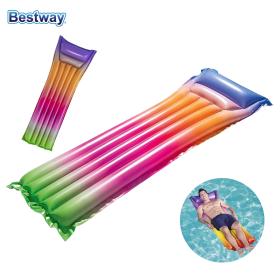 Matelas De Piscine Arc-en-ciel 183×69 Cm Bestway 44041==مرتبة حمام سباحة بألوان قوس قزح 183×69 سم Bestway 44041