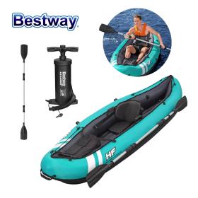 Hydro-Force Kayak Ventura Canoë Pompe+Rame Et Siège 130kg Bestway-65118==مضخة قارب كاياك فينتورا من هيدرو فورس + مجذاف ومقعد 130 كجم Bestway-65118
